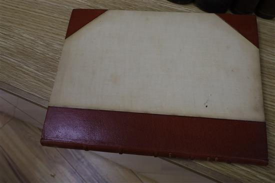 Golden Cockerel Press - Lawrence, Thomas Edward - Crusader Castles, one of 1000, 2 vols, original half